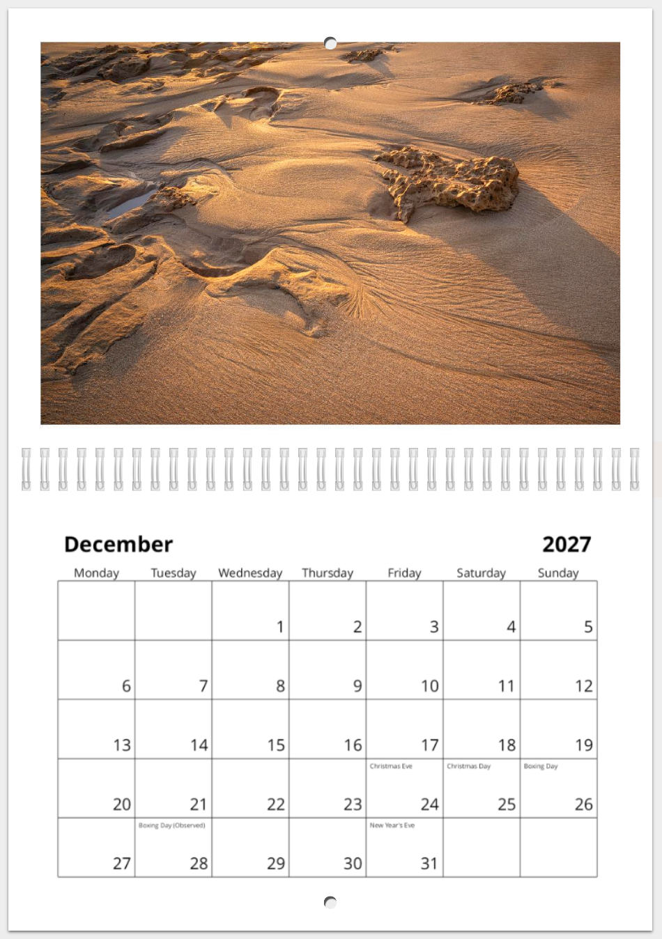 The Wild Island - 2027 Calander